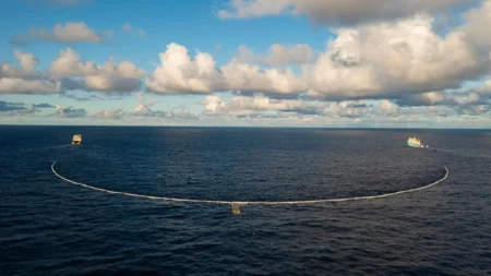 MCS en Nokia ondersteunen The Ocean Cleanup met draadloze 4G-connectiviteit om oceanen van plastic te ontdoen