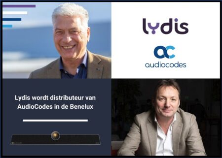 AudioCodes stelt met Lydis een nieuwe en daarmee extra distributeur aan in de Benelux markt voor haar portfolio van Meeting Room en Conferencing oplossingen, IP Phones, en management oplossingen. Deze stap is een belangrijk onderdeel van de groeiambities van AudioCodes in de Telecom en AV-sector. Audiocodes is wereldwijd een leidende speler op het gebied van geavanceerde communicatieoplossingen voor de digitale werkplek met zowel Connectivity, Cloud als Hardware gedreven services, producten en oplossingen.