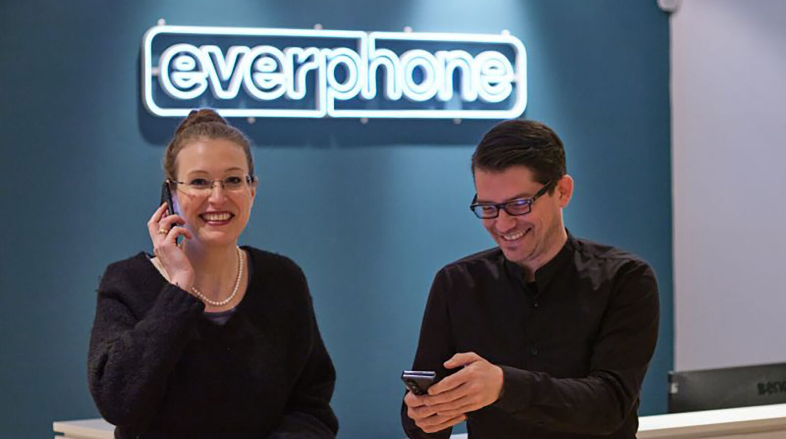 Veronika von Heise-Rotenburg, CFO en algemeen directeur en Jan Dzulko, oprichter en CEO van Everphone