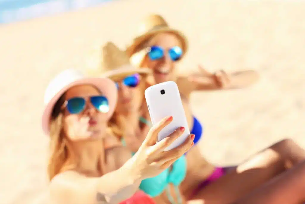 smartphone op vakantie