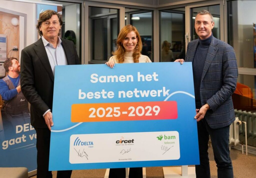 DELTA Fiber sluit meerjarig contract met BAM en Circet voor beheer en onderhoud glasvezelnetwerk